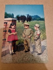 Postcard. Children. Dressed as Soldiers. Vintage. c1960's