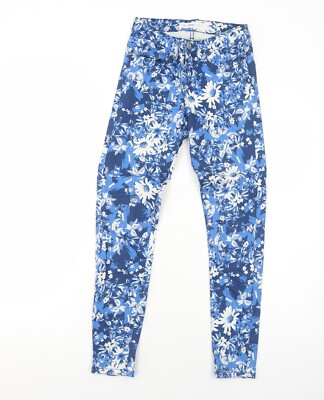Emma C Denim Damen blau Baumwollmischung Skinny Jeans Größe 4