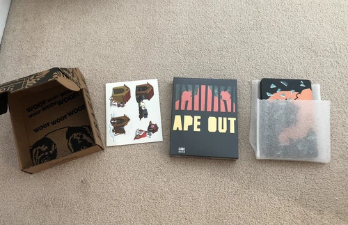 Ape Out Special Reserve Games Nintendo Switch Sealed + Steelbook Case + Sticker