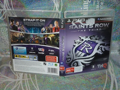 SAINTS ROW THE THIRD (SONY PS3 GAME, MA 15+) 