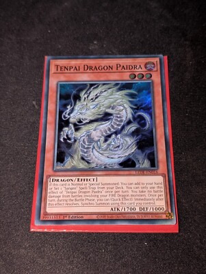 YUGIOH TENPAI DRACHE PAYRA SUPER RARE 1.AUFLAGE NEAR MINT LEDE-DE016