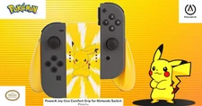 PowerA OFFICIAL Joy-Con Comfort Grip *LIGHTNING PIKACHU EDITION* (Switch) New