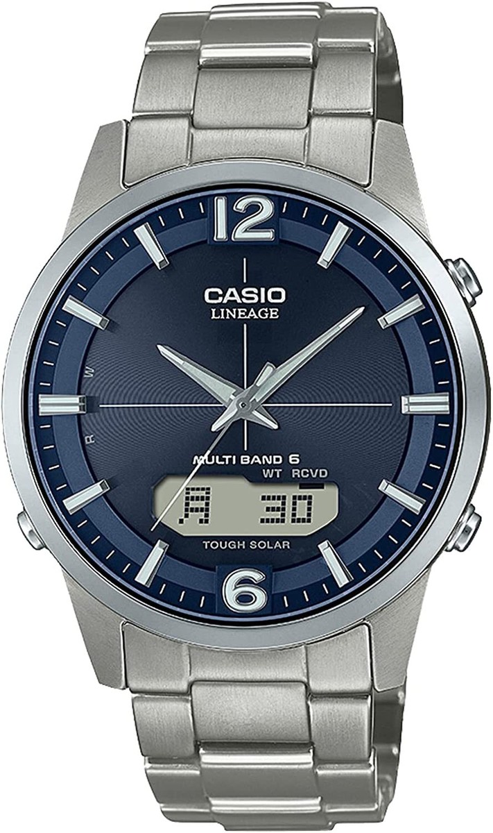 Casio Lineage LCW-M170TD-2AJF Solar Radio Titanium Blue Dial Watch