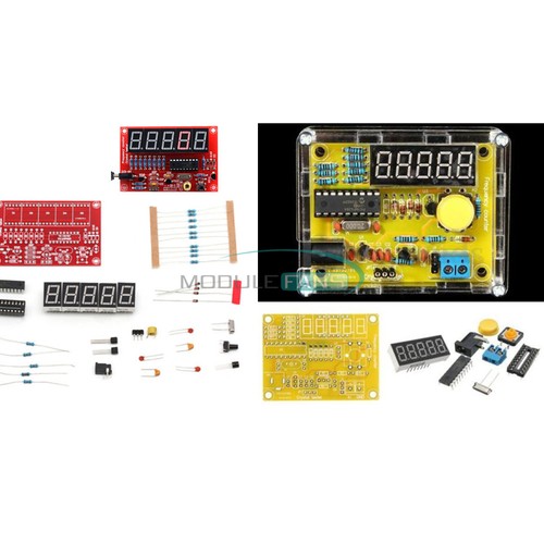 1Hz-50MHz Crystal Oscillator Tester Frequency Counter DIY Kits Meter w/Case top. - Picture 4 of 25