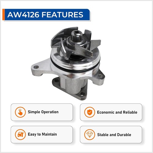 New Water Pump Ford Focus Mazda 3 Fusion Edge Mercury Milan Transit Connect MKZ - Picture 11 of 13