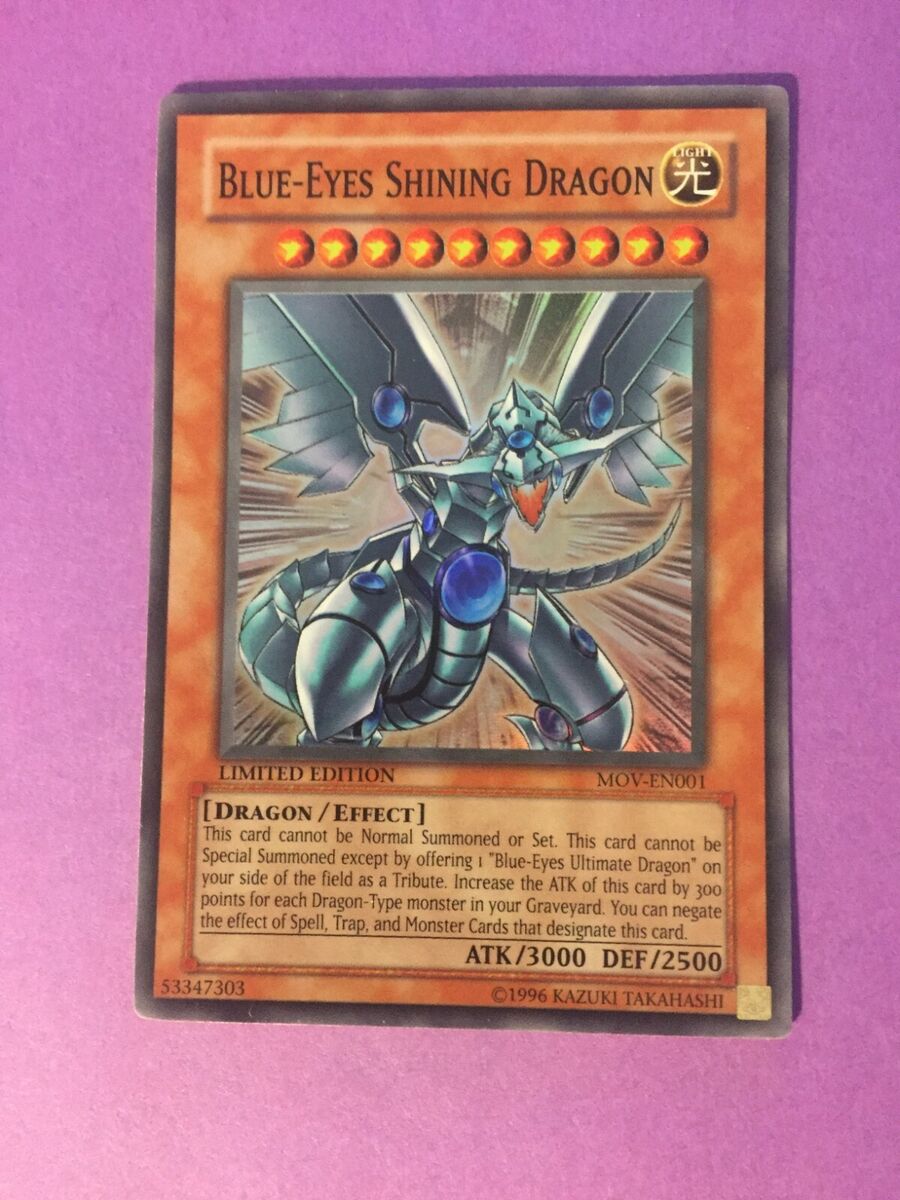 YU-GI-OH'BLUE EYES SHINING DRAGON-MOV-EN001(LIMITED ED YU-GI-OH'BLUE EYES SHINING DRAGON-MOV-EN001(LIMITED ED