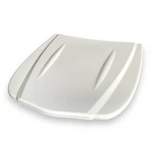 LiME LiNE Speed Shape Custom Paint Display Hood, ABS Plastic - White
