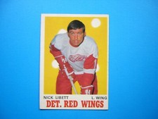 1970/71 O-PEE-CHEE NHL HOCKEY CARD #158 NICK LIBETT EX/NM SHARP!! 70/71 OPC