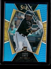2022 Panini Select Oneil Cruz /199 Light Blue Prizm Holo Rookie Pirates