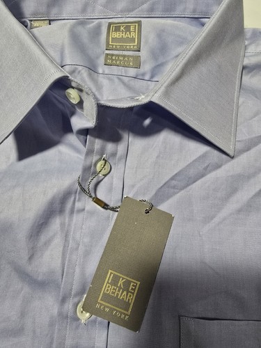 IKE BEHAR NEW YORK OEKO. TEX(ECHO FRIENDLY COTTON) DRESS SHIRT 17.5/34-35,... - Picture 6 of 11