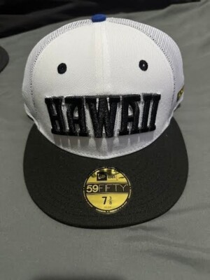 Fitted Hawaii Wesn 9FIFTY New Era Trucker White/black 7 3/8