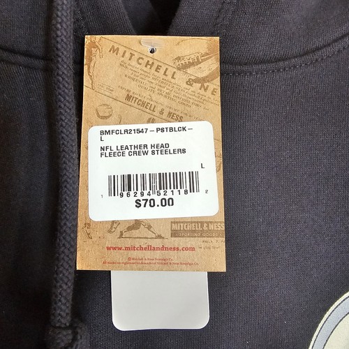 Pittsburgh Steelers 1933 Hoodie. Mitchell And Ness. Large. Brand New With Tags. - Picture 5 of 5