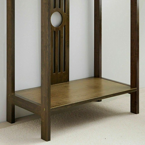 Vintage Hall Console Table Accent Table Entryway with Drawer Storage Shelf Wood - Picture 8 of 12