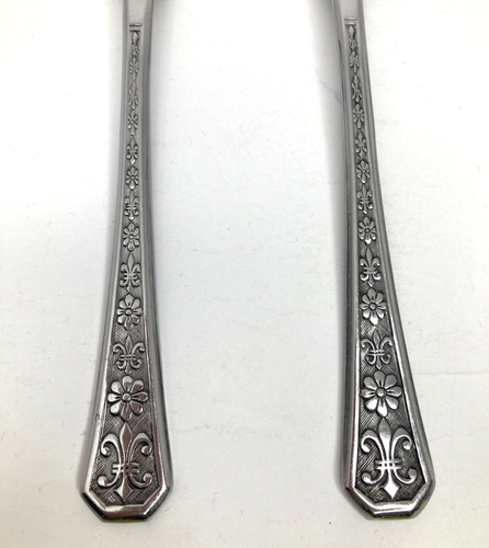 Interpur Florenz Oval Soup Spoon Stainless Japan set of 2 Vintage - Picture 4 of 10