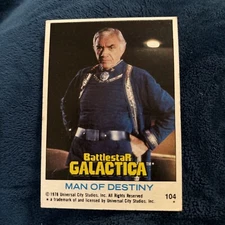 1978 Topps Battlestar Galactica # 104  Man of Destiny (EX)