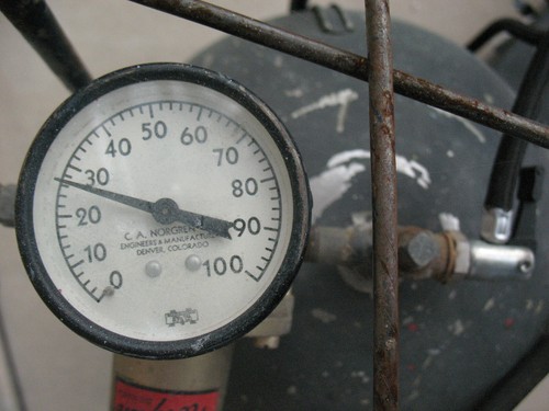 R@RE! WWII Type G-1 Aircraft Onboard Oxygen Tank Stainless Steel P-38, P-51 - Picture 9 of 11