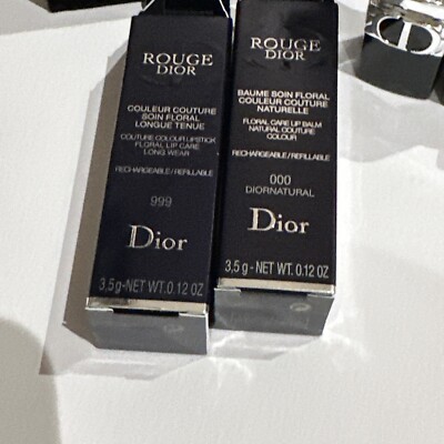 DIOR ROUGE DIOR DUO COLLECTION SET 999 RED & 000 NATURAL GIFT SET