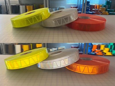 2" Oralite GP330 Reflective High Performance Prismatic Sew On Trim Orafol Fabric