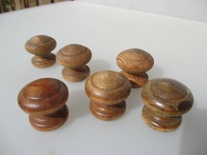 Wooden Dresser Knobs Chest Of Drawer Handles Pulls Hardware X6