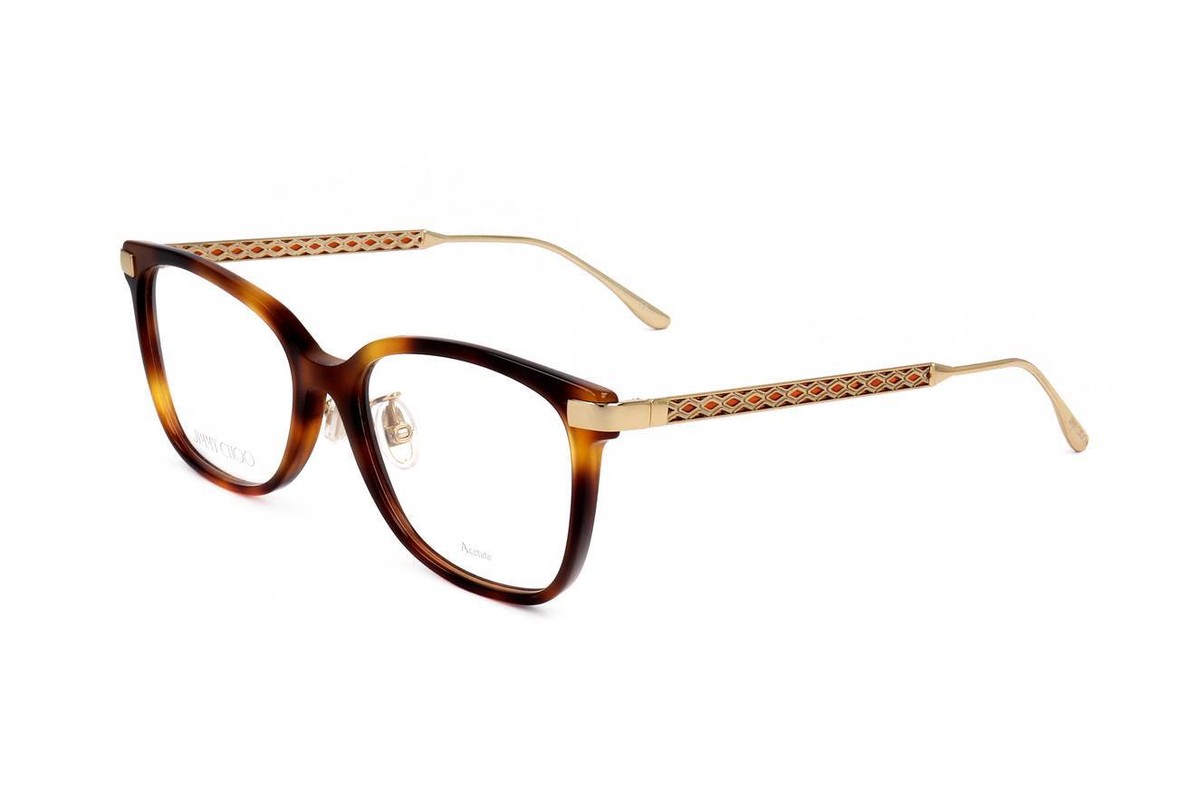 Jimmy Choo JC236/F 086 HAVANA 53/17/140 Women's Eyewear Jimmy Choo JC236/F 086 HAVANA 53/17/140 Women's Eyewear