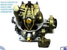 Carburetor Rebuilding Service Holley 4000teapot Style 55-57 Ford Lincoln Merc Carburetor Rebuilding Service Holley 4000teapot Style 55-57 Ford Lincoln Merc