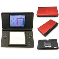 Retrofit Red&Black Nintendo DS Lite NDSL Video Game Console With Charger