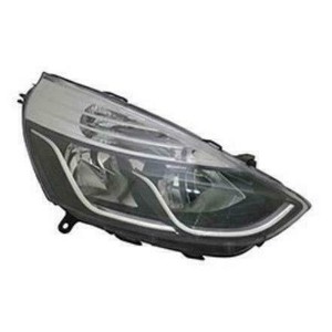 Renault Clio Mk4 12 16 Black W Chrome Trim Headlight Headlamp Drivers Right Ebay