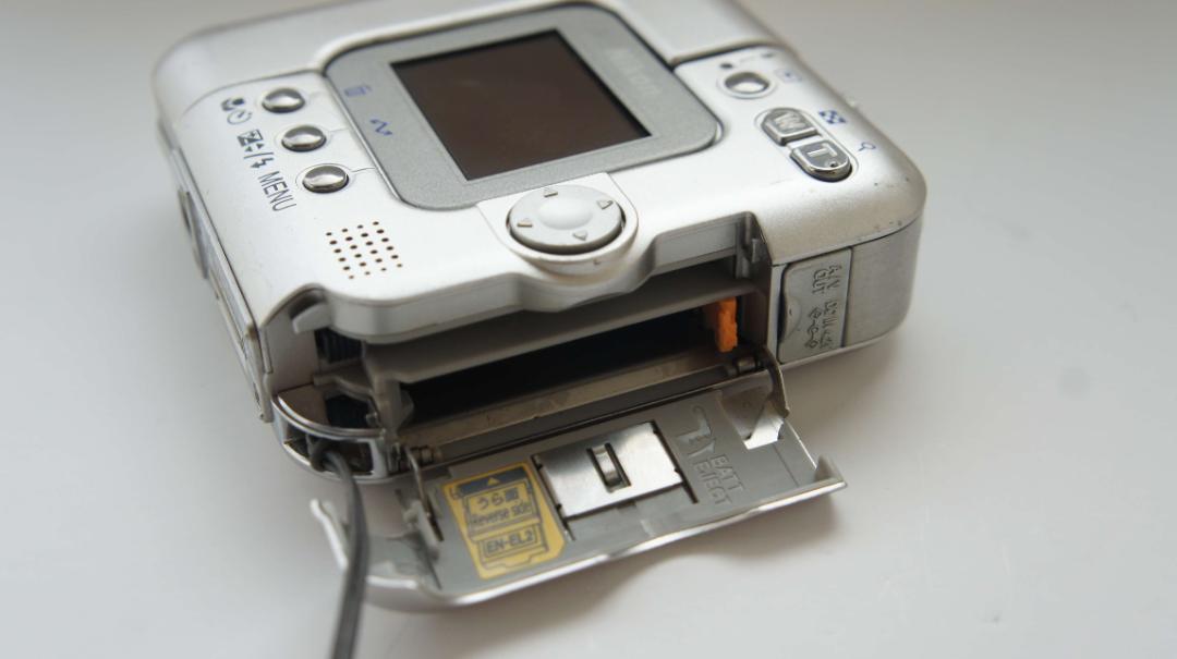 Nikon COOLPIX Compact Digital Camera SQ Square Body Color Silver