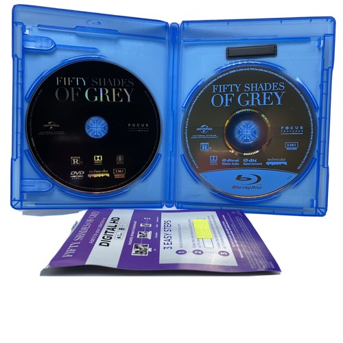 Fifty Shades of Grey Blu-ray + DVD +Valid Digital HD Unrated Erotic Movie Dornan - Picture 4 of 4