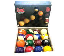Vintage Crest Professional Billiard Pool Ball Set in Original Box