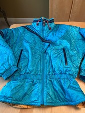 Vintage Kaelin Classic Cinched Waist Ski Jacket Coat Hong Kong Made Sz 12