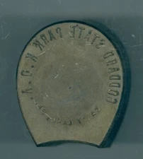 One of a Kind Vintage Goodard State Park, KOA, Sandy Lake, Pa Die Encased Penny