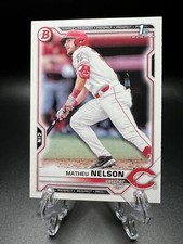 2021 Bowman Draft - #BD-103 Matheu Nelson (RC) Reds