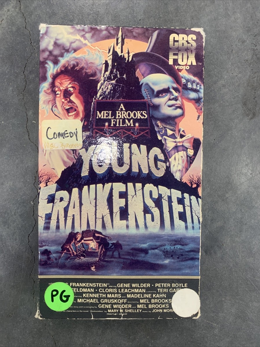 Young Frankenstein VHS VCR Video Tape Movie Mel Brooks CBS Fox