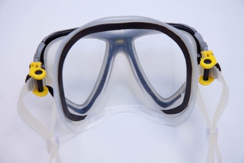 Cressi Big Eyes Evolution Crystal Pro Scuba Free Diving Mask Snorkeling - Yellow - Picture 8 of 13