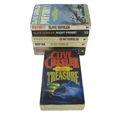 Libros Clive Cussler Dirk Pitt x6 novelas PB Sphere Warner Bros y Harper Collins - Imagen 16 de 24