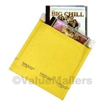 200 #CD 7.25 x 8 Kraft Bubble Mailers CD ROM Envelopes
