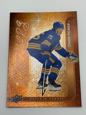 2024 Owen Power 2024-25 Upper Deck Dazzlers Orange Parallel Buffalo Sabres