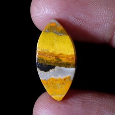 10.20 Cts Natural Bumblebee Jasper Marquise Shape Cabochon Loose Gemstone