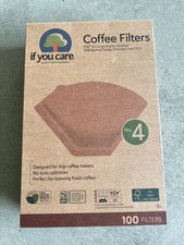If You Care Unbleached Coffee Filters No. 4, 100 Ct, Brown