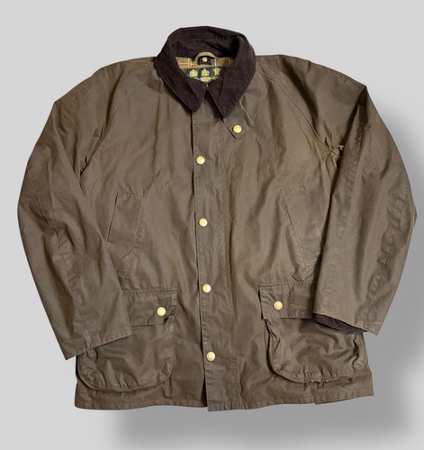 Barbour Ashby Wachsjacke Herren Large Olive - Bild 12 von 14