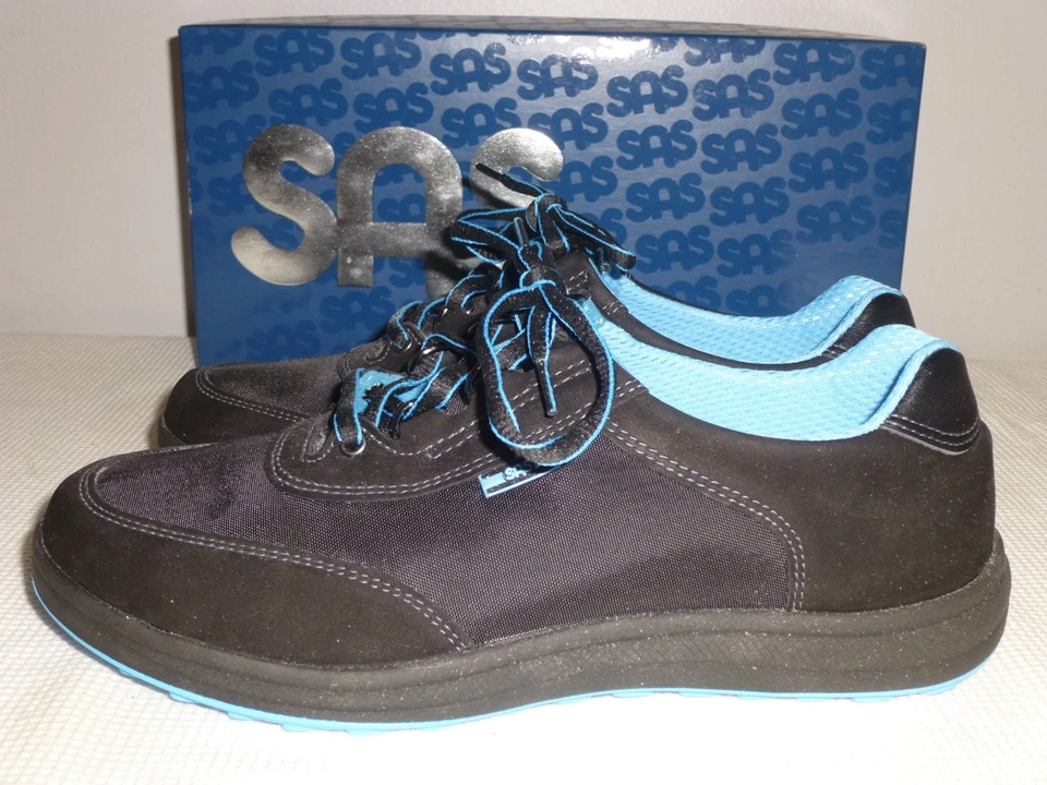 Zapatos para caminar SAS para mujer deportivos de lujo negros talla 6,5 W nuevos en la caja - Foto 3 de 4