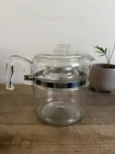 Vintage Pyrex Percolator Complete 9 Cup Glass Coffee Pot Flame Ware 7759B