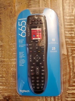 NEW! Logitech Harmony 665 Universal Remote Control - Black - Sealed BNIB!