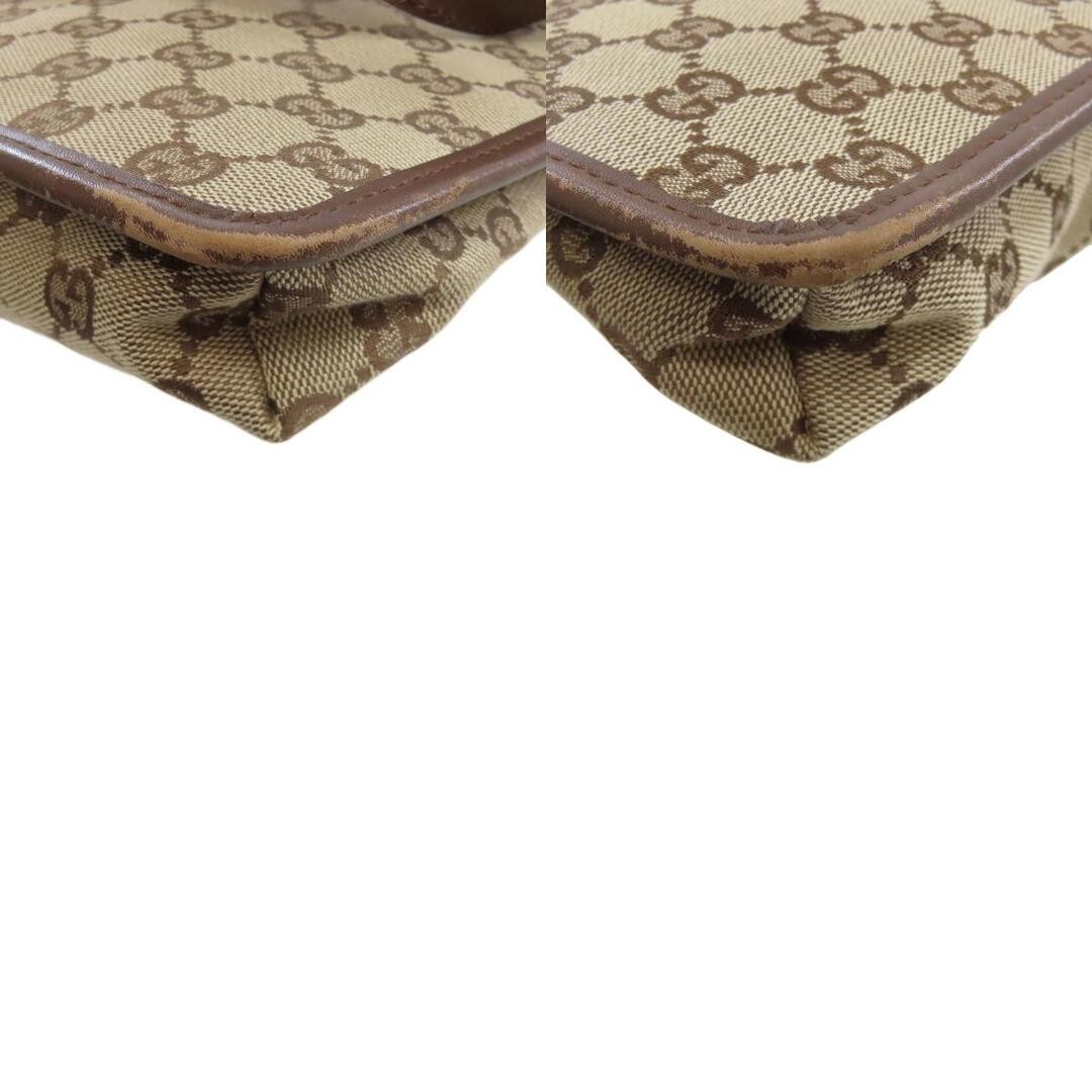 GUCCI Canvas Long Shoulder Bag Brown Used Retro Style 〜23cm thumbnail 10