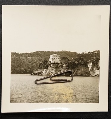 Foto Ansicht Genua Italien Portofino Paraggi Castell Burg Schloss Bild Villa alt