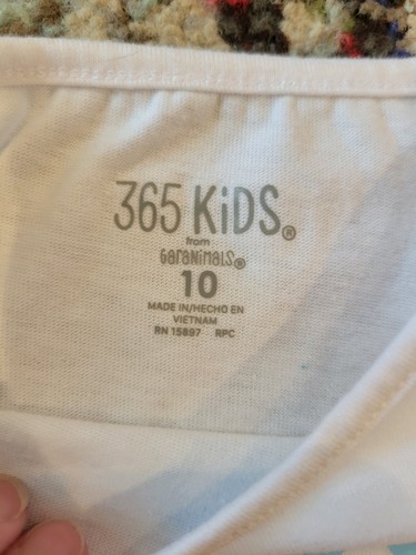 365 Kids from Garanimals Let Your Dreams Grow Tee, 10, NWOT - Picture 2 of 12