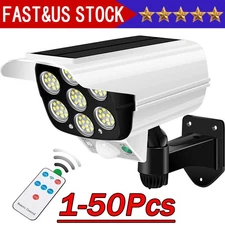 Solar Light LED Wall Lamp Security Dummy Camera Wireless  Monitor Waterproof Lot