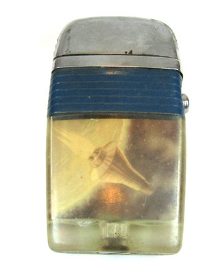 VTG SCRIPTO VU LIGHTER BLUE NASA MERCURY SPACE CAPSULE