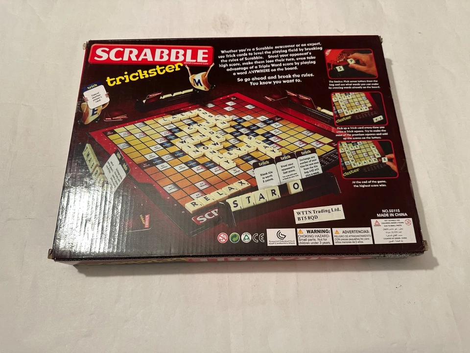 Scrabble Trickster - 2010 - Word Tile Family Board Game - Mattel / New (other) - Image 2 of 4
